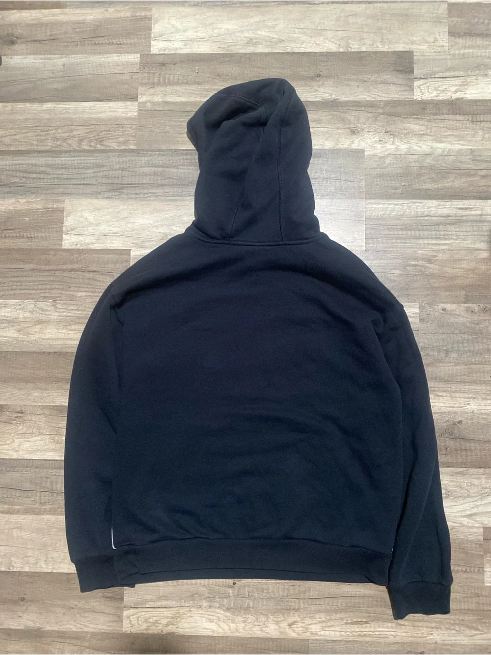 adidas Black & Gray Pullover Hoodie with Large Logo